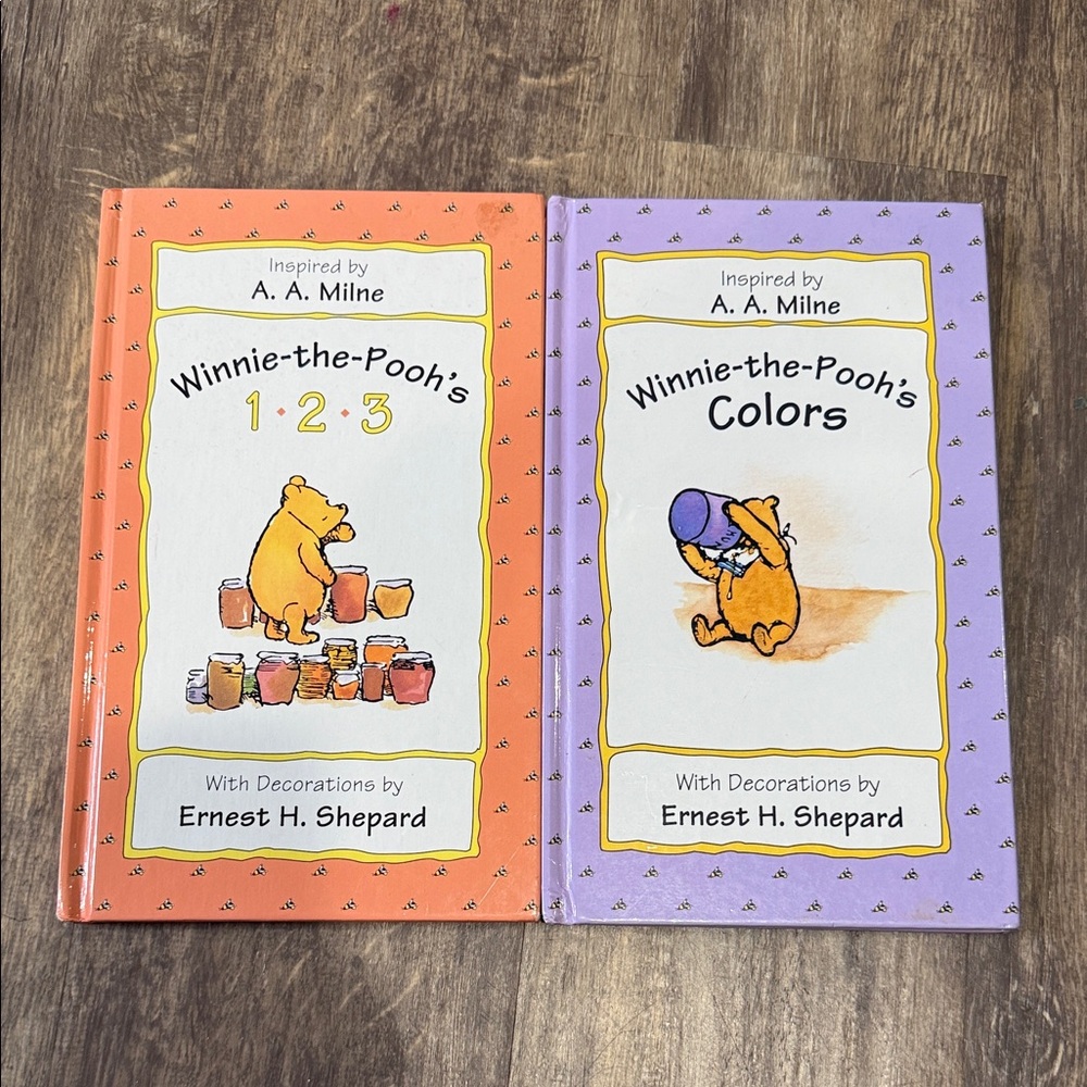Winnie-the-Pooh's 1-2-3 and Colors Books
